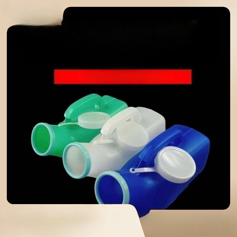 Three plastic cups in green, white, and blue on a black background