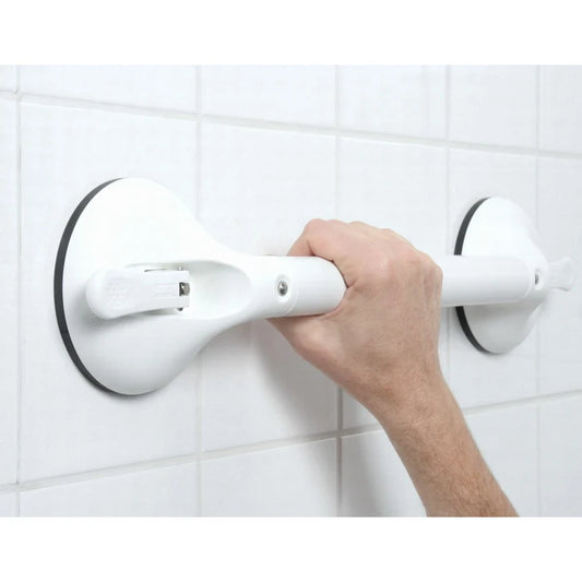 Portable Grab Bar (Small) – Telescoping Suction Support, 130 lb Capacity