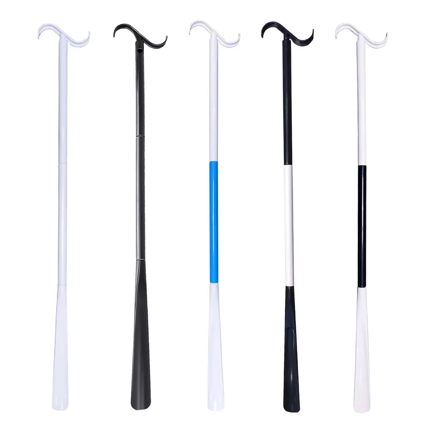 Detachable Clothing Auxiliary Tool Long Coat Shoe Sock Care Multi-Function Shoe Sock Care Aid Includes Shoe Horn Assistance