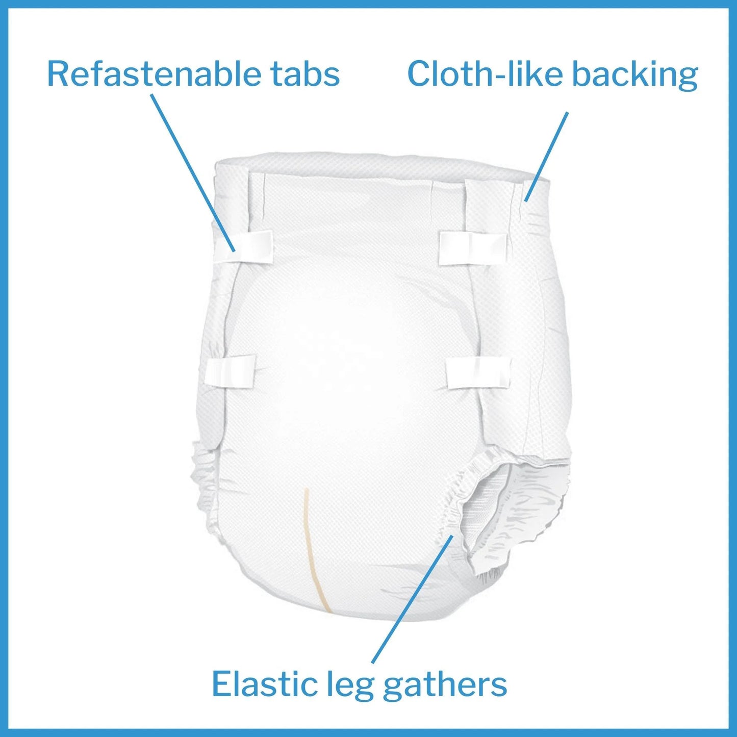 Classic Briefs, Incontinence, Light Absorbency, Medium, 24 Count, 4 Packs, 96 Total