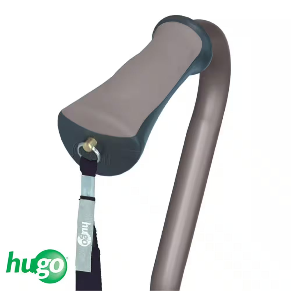 Quadpod Offset Cane with Ultra Stable Cane Tip, Smoke