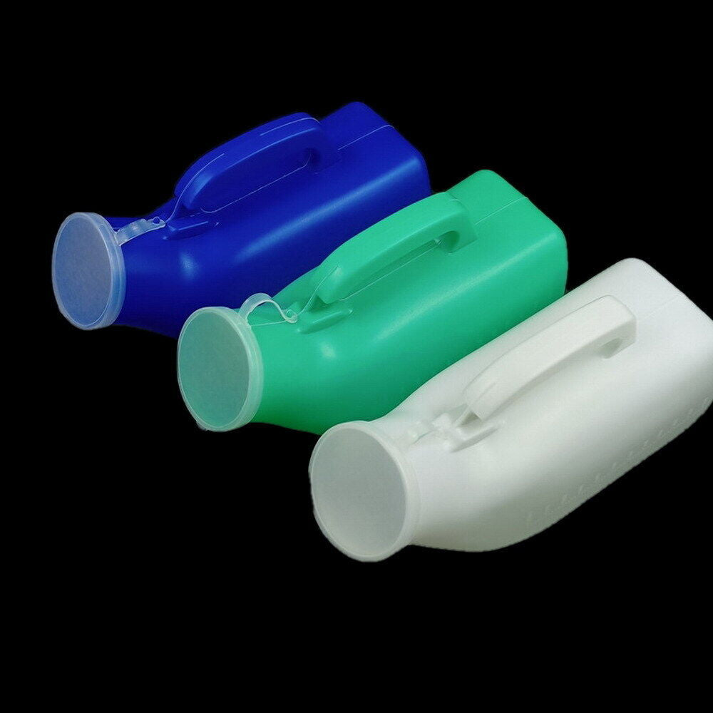 2000ML Men Portable Potty Pee Bottle 130 Cm Tube Hospital Male Urinal Collector