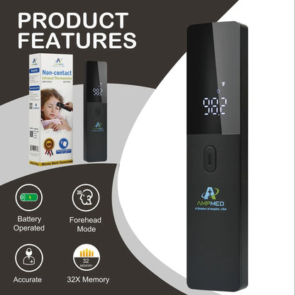 Medical Grade Non-Contact Forehead Thermometer for Adults and Kids, No-Touch Digital Baby Fever Thermometer, FSA HSA Approved