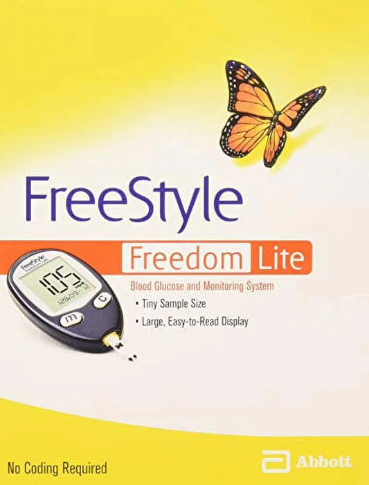 Free Style Freedom Lite Blood Glucose and Monitoring System Kit, 1 Ea, 6 Pack