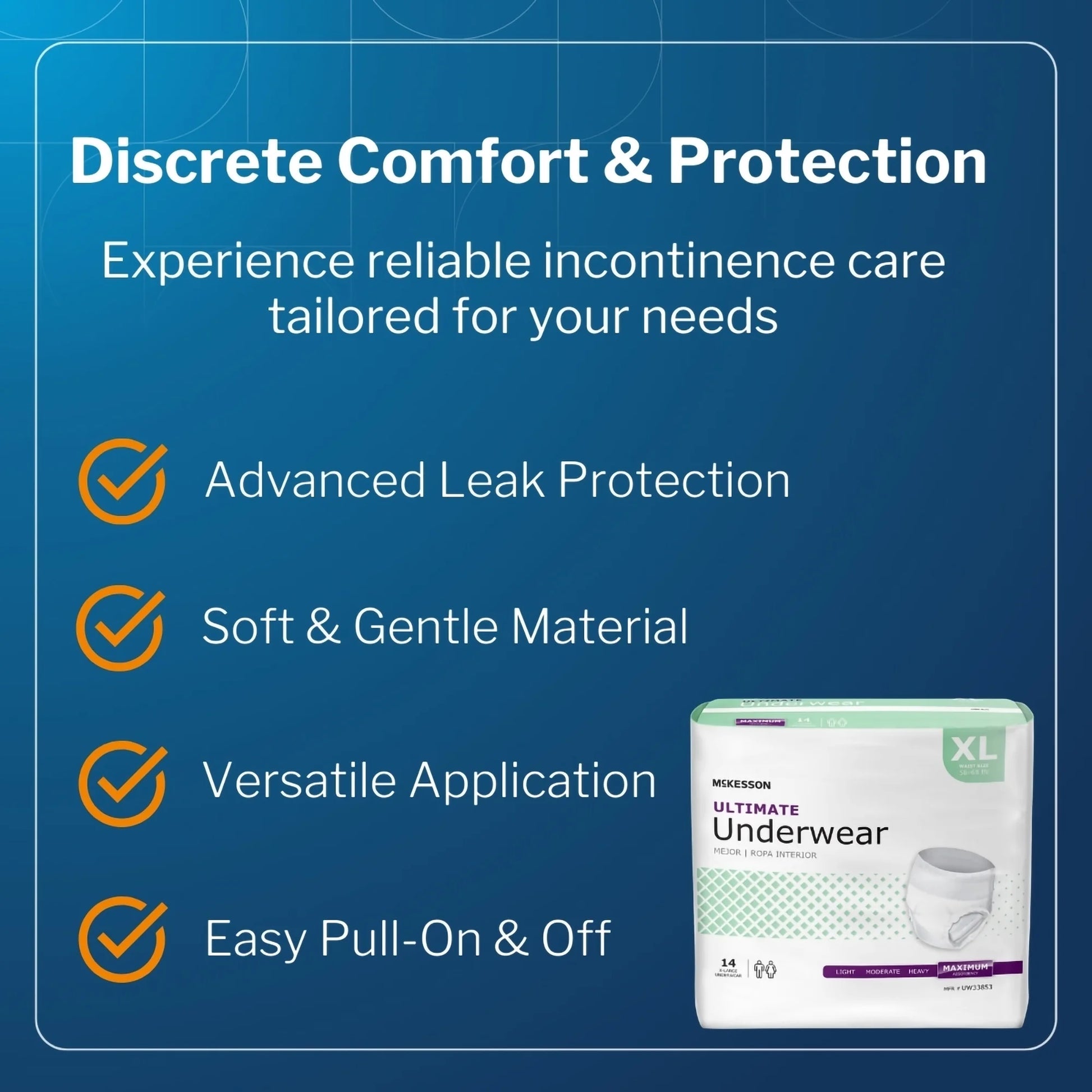 Ultimate Underwear, Incontinence, Maximum Absorbency, XL, 14 Ct