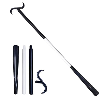 Detachable Clothing Auxiliary Tool Long Coat Shoe Sock Care Multi-Function Shoe Sock Care Aid Includes Shoe Horn Assistance