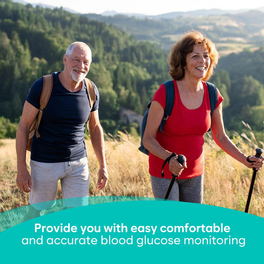 Blood Glucose Monitor Kit with 1 Lancing Device, 100 Test Strips, 100 Lancets