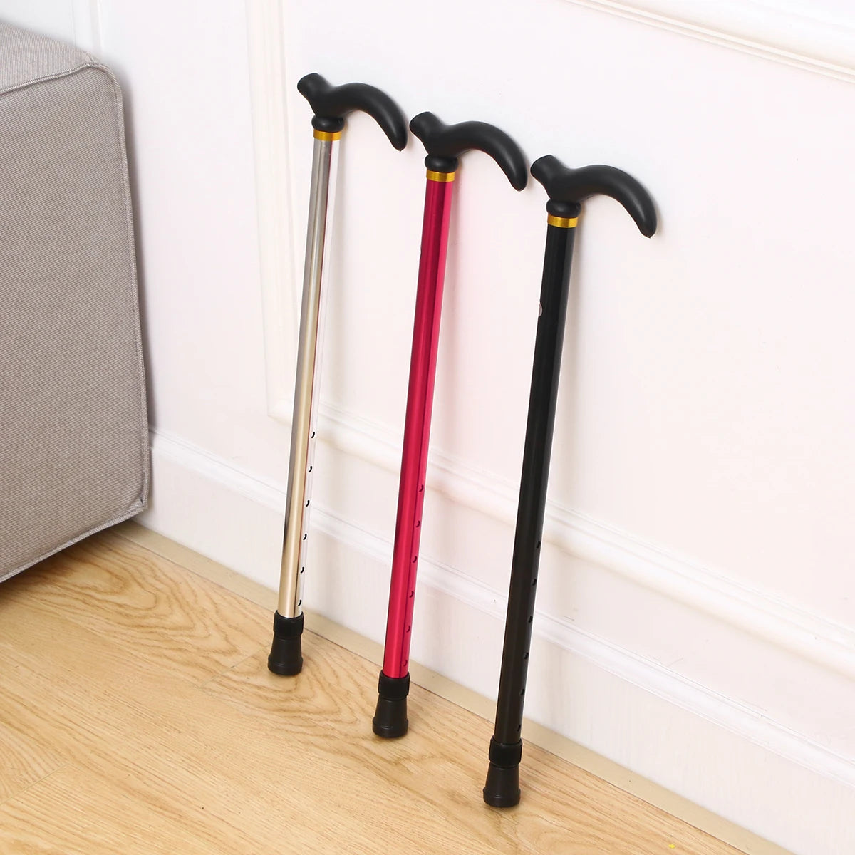 Walking Cane Elder Cane Stickmen Adjustable Folding Canes Senior Sticks Elder Crutches for Mothers the Elder Fathers