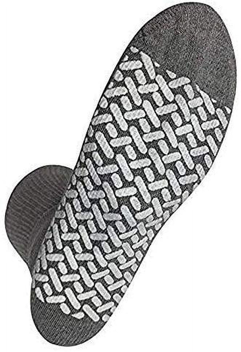 Gray and black patterned insole on a white background