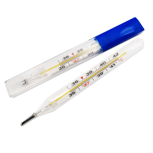 Mercury General Use Temperature Testing Tools,Glass Oral Temperature for Fever Test,Armpit Fast Reading Fever Indicator,Thermometer for Adults,Baby Thermometer