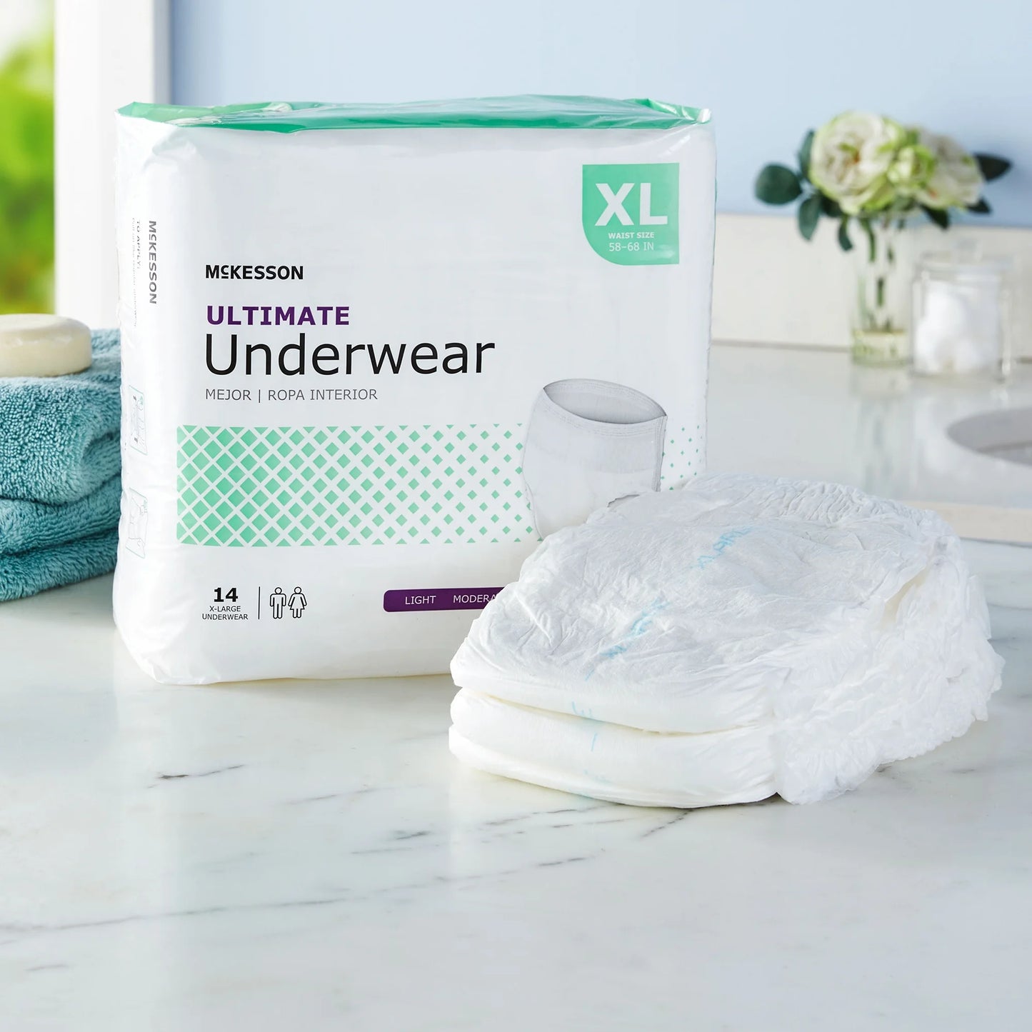 Ultimate Underwear, Incontinence, Maximum Absorbency, XL, 14 Ct