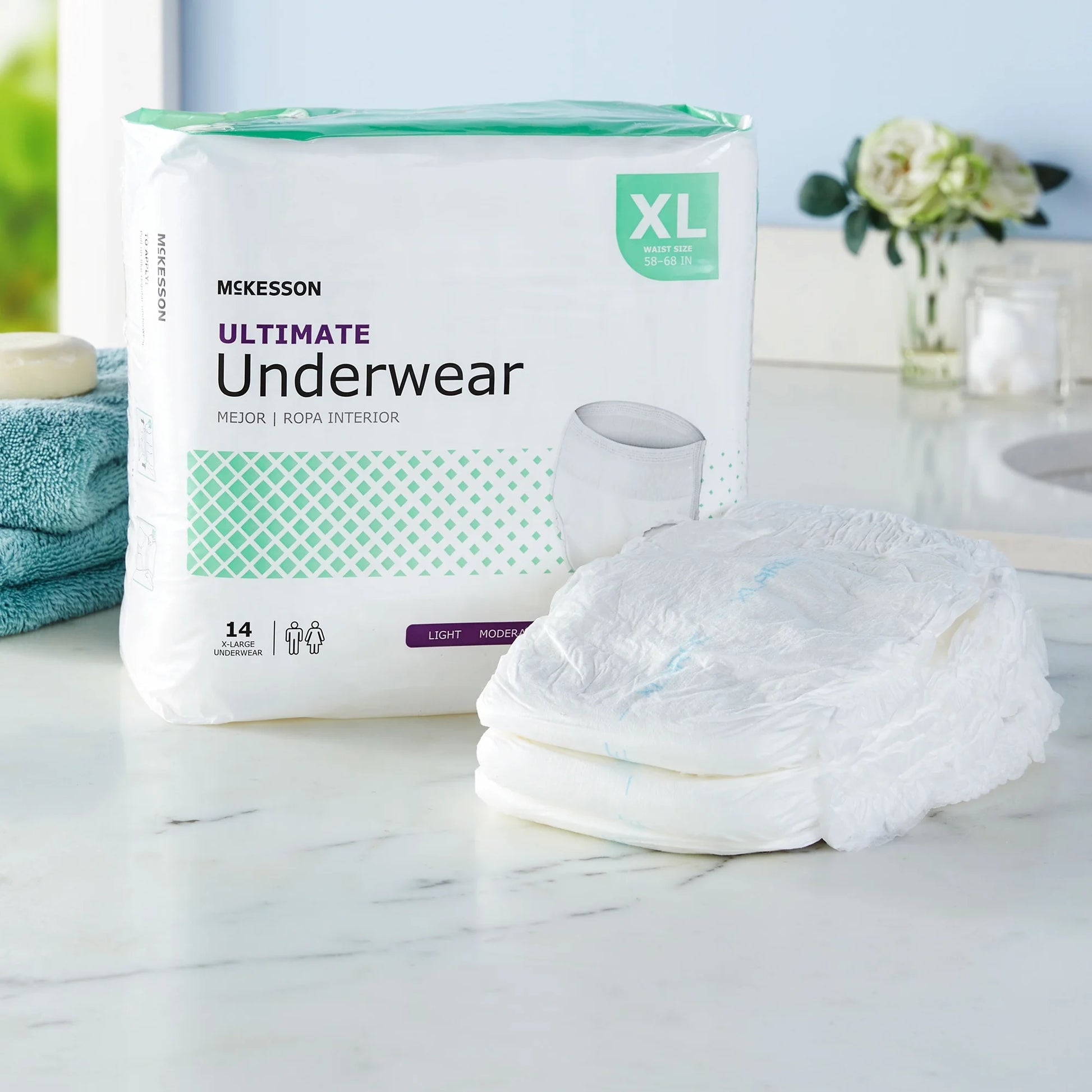 Ultimate Underwear, Incontinence, Maximum Absorbency, XL, 14 Ct