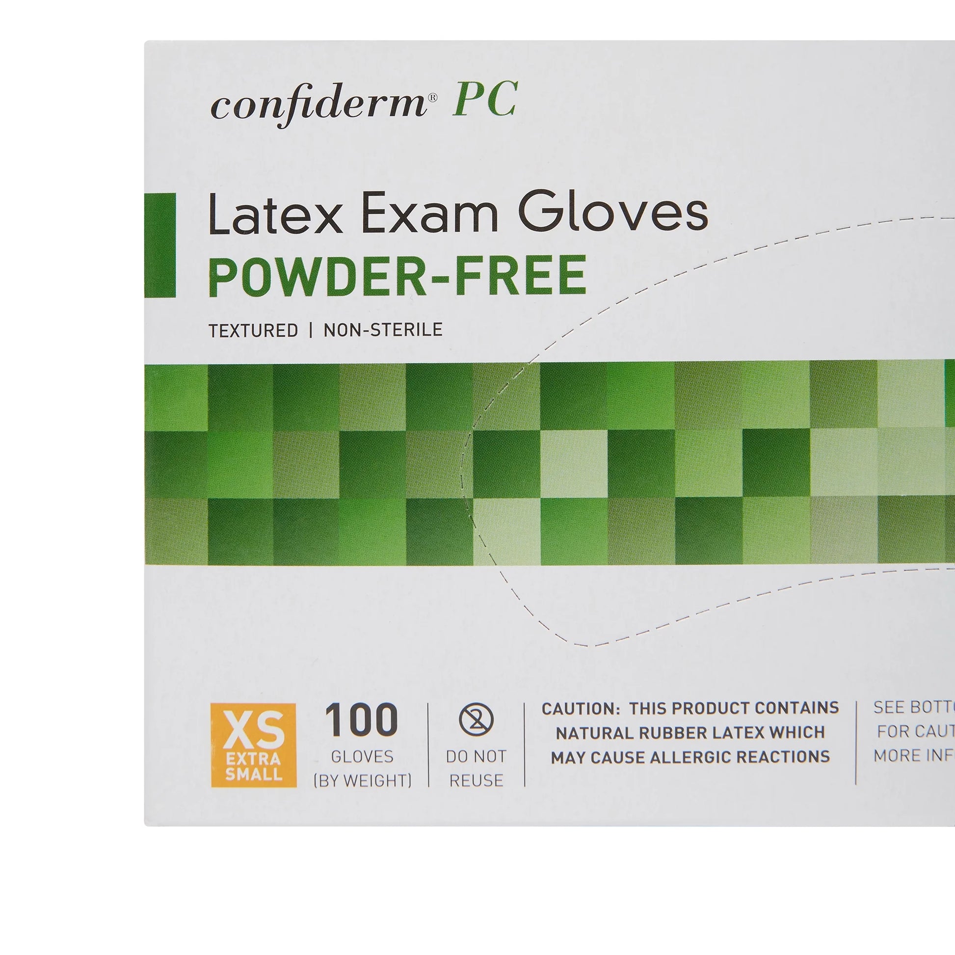 Latex Exam Glove, Powder-Free Protective Medical Gloves, XS, 100 Count, 10 Boxes, 1000 Total