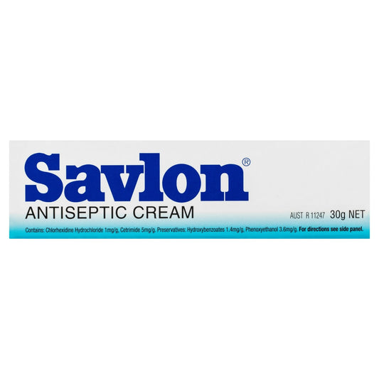 Savlon antiseptic cream packaging on a white background

