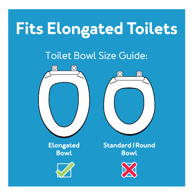 Carex toilet seat packaging with product features including 3.5-inch lift, padded handles, and 250 lb weight capacity.