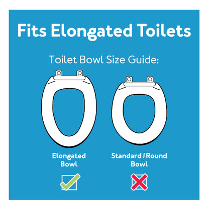 Carex toilet seat packaging with product features including 3.5-inch lift, padded handles, and 250 lb weight capacity.