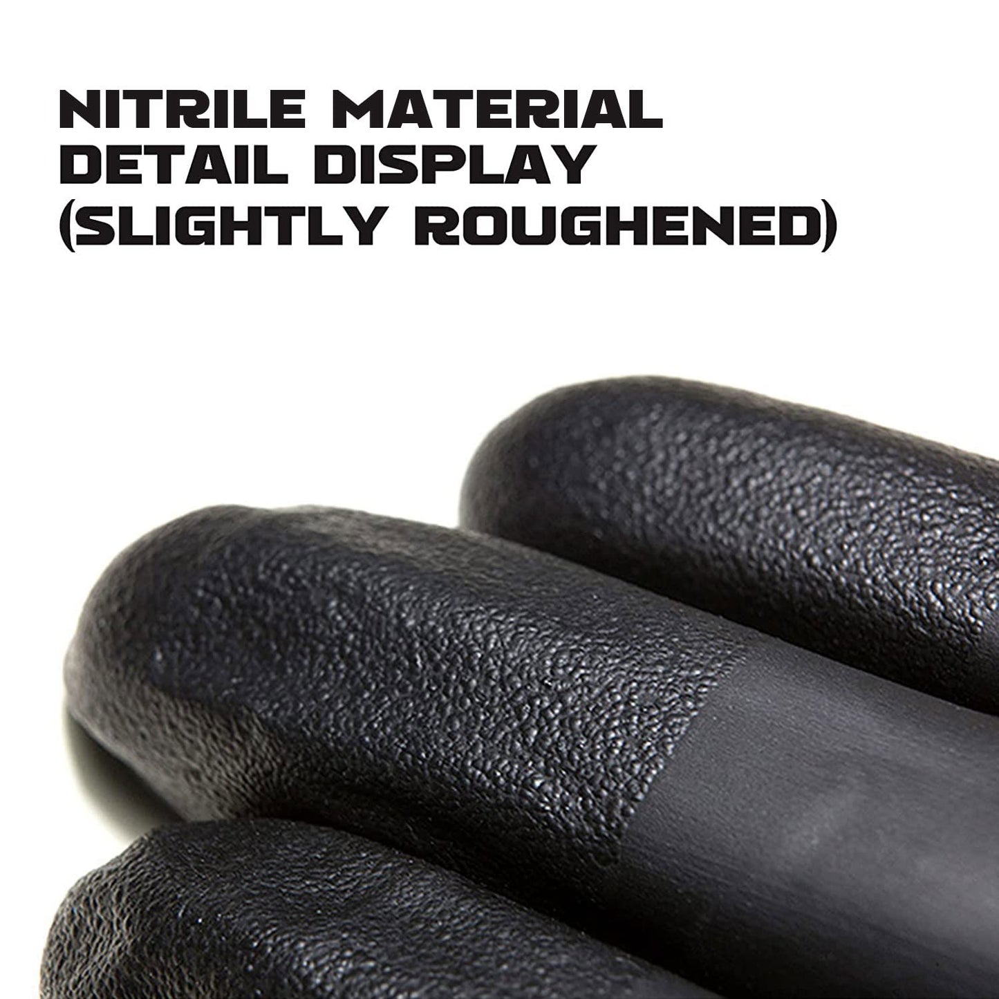 Single black nitrile glove in large size. Powder-free and latex-free for sensitive skin and exam protection.