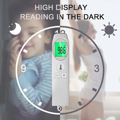 No-Touch Thermometer for Adults and Kids,Fast Accurate Digital Thermometer with Fever Alarm & Silent Mode, Easy-To-Use for Babies, Kids, & Elderly