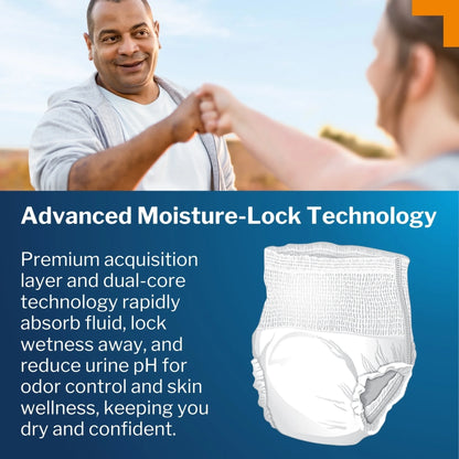 Super Underwear, Incontinence, Moderate Absorbency, XL, 56 Ct