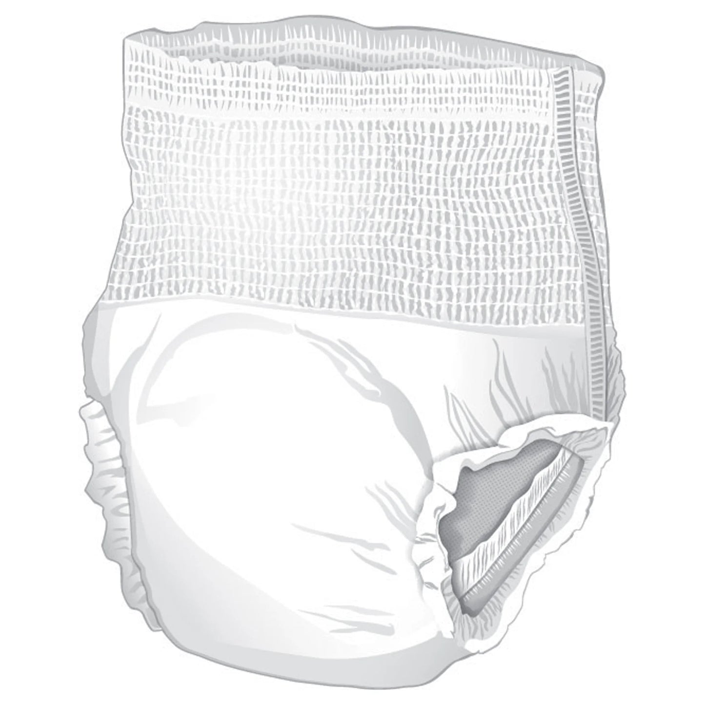 Super Underwear, Incontinence, Moderate Absorbency, XL, 56 Ct