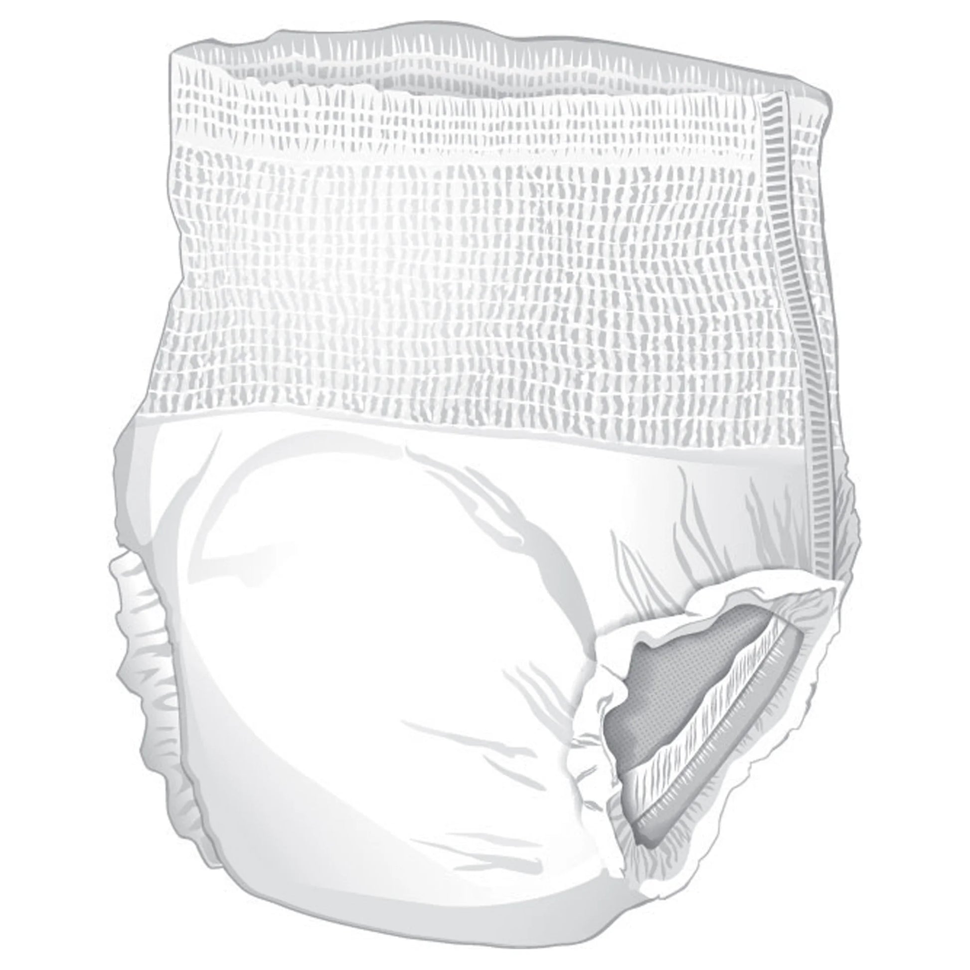 Super Underwear, Incontinence, Moderate Absorbency, XL, 56 Ct