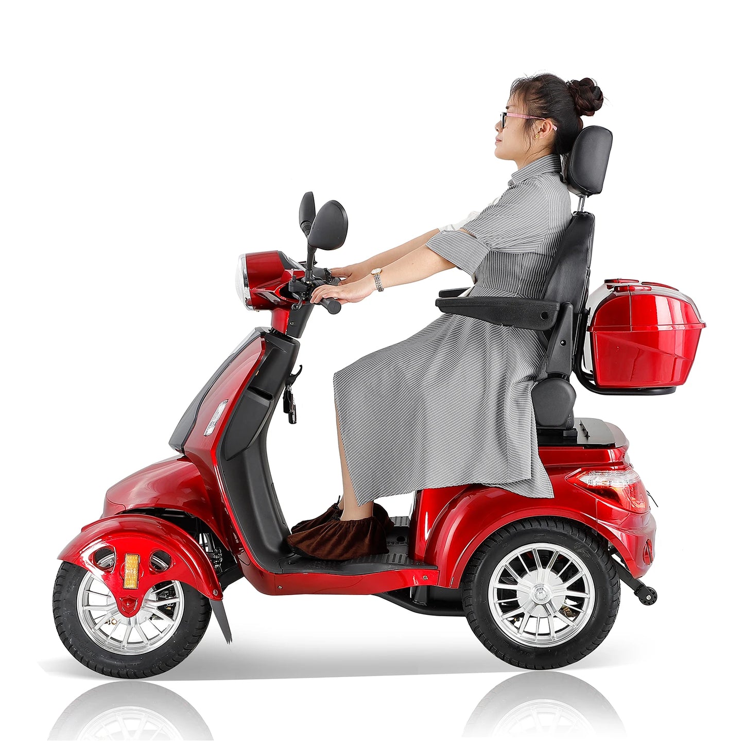 AFD-4L Mobility Scooters for Seniors Side Rider