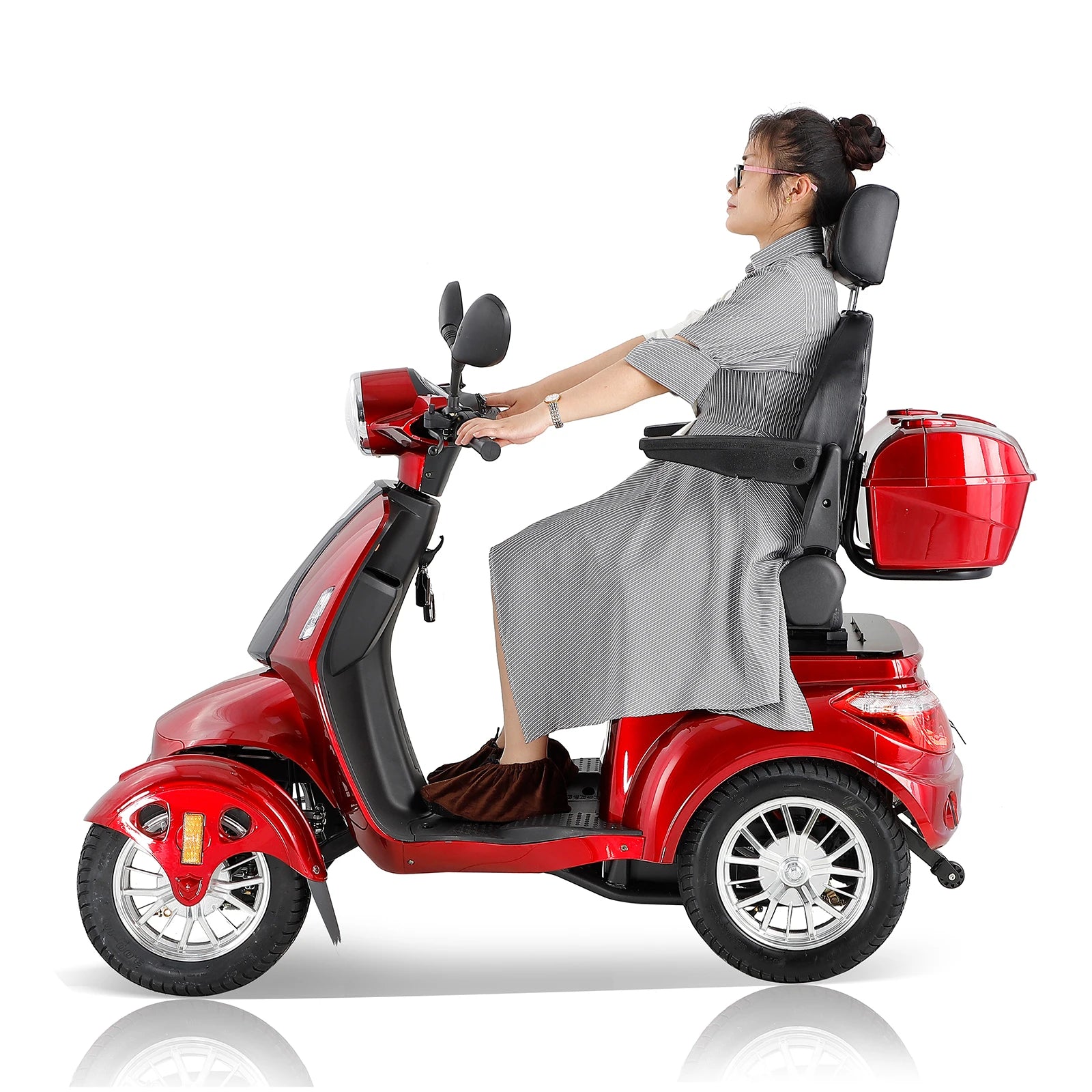 AFD-4L Mobility Scooters for Seniors Side Rider