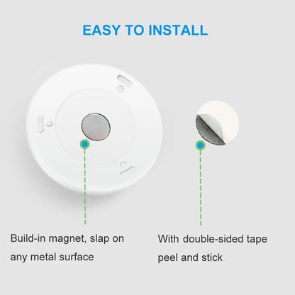 Product with text 'Easy to Install' and installation methods on a gray background

