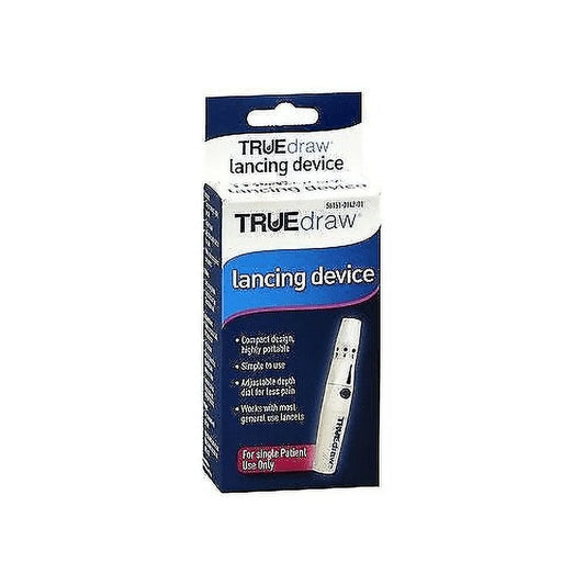 Truedraw Lancing Device KV1390 Pen Diabetic Blood Glucose Testing, 1 Each