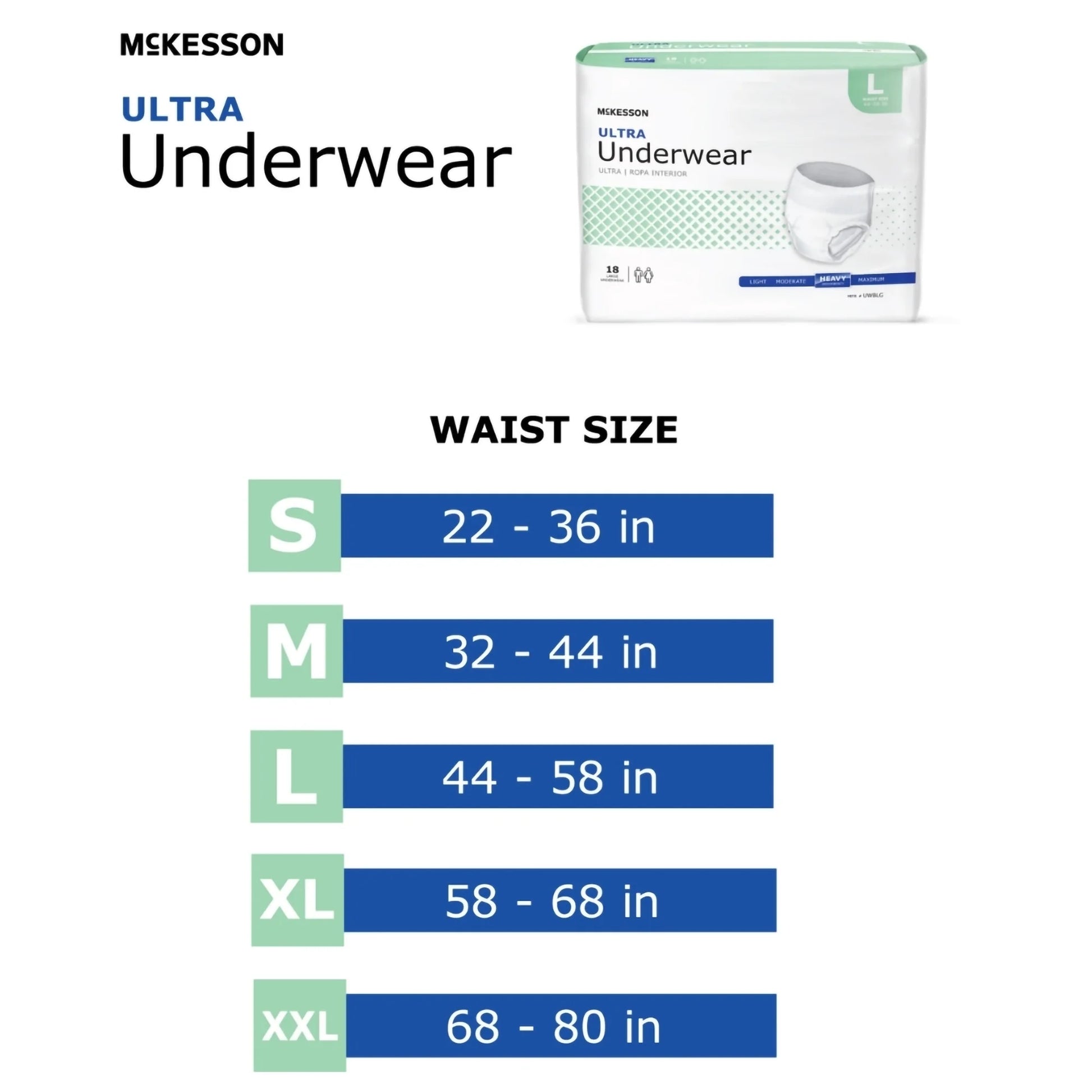 Ultra Underwear, Incontinence, Heavy Absorbency, Large, 72 Ct