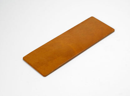 wooden rectangular board on a white background

