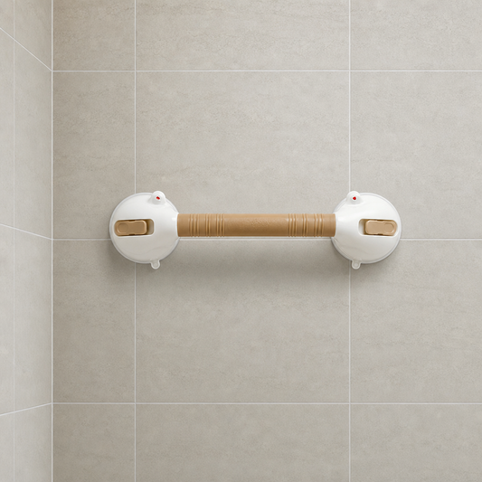 16" Suction Grab Bar – Secure No‑Drill Bathroom Support