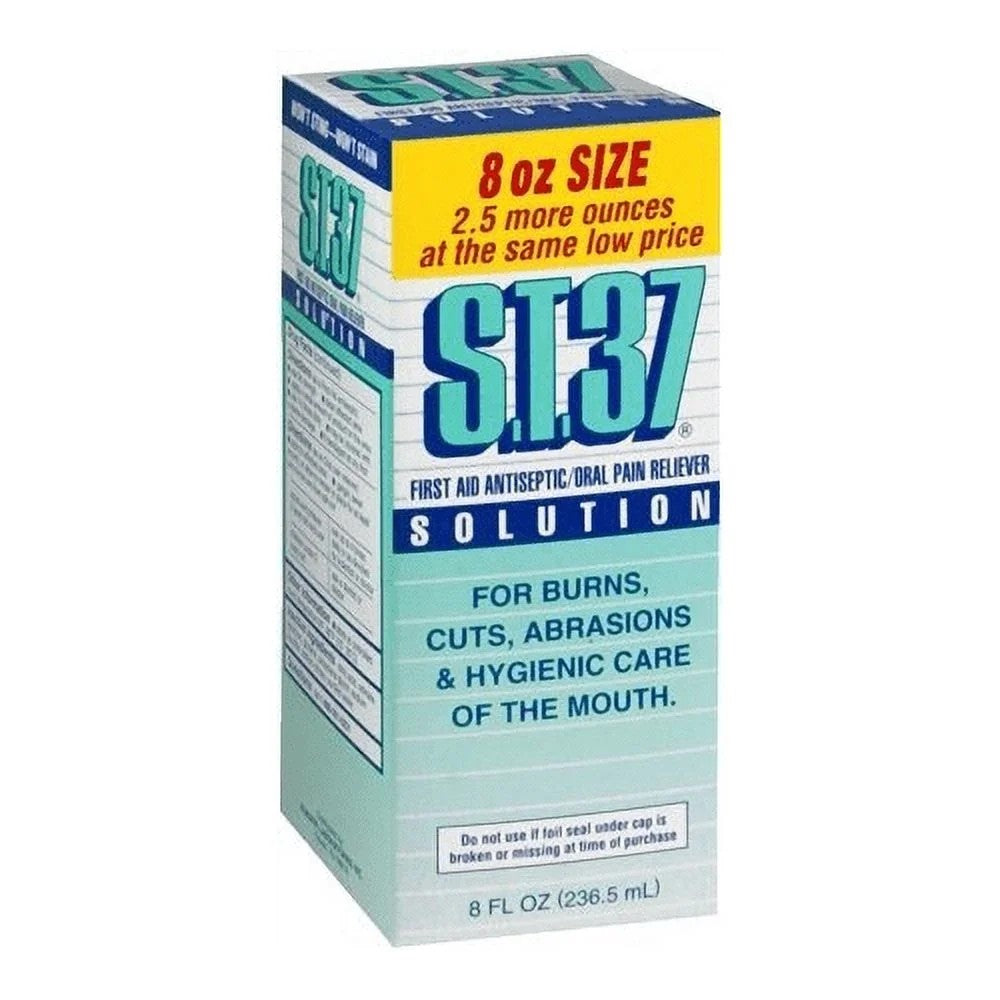 S.T.37 Antiseptic & Oral Pain Reliever – 2 Pack, 8 oz Bottles