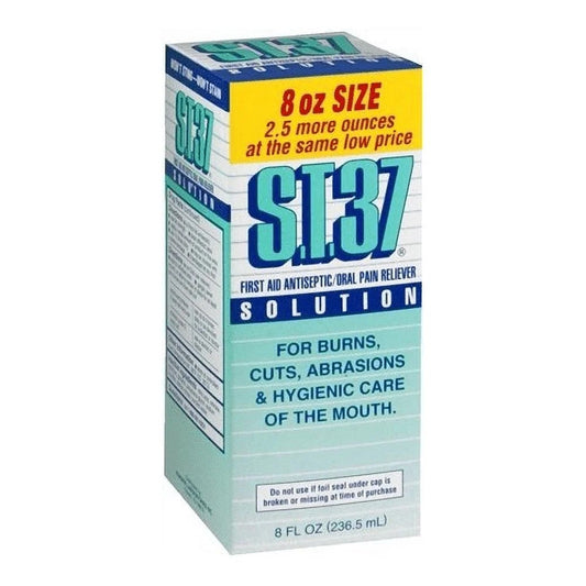 S.T.37 Antiseptic & Oral Pain Reliever – 2 Pack, 8 oz Bottles