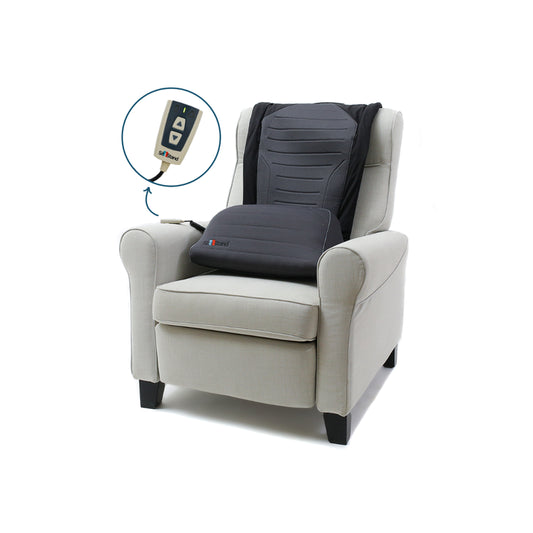 SitnStand on a chair with remote control on a white background