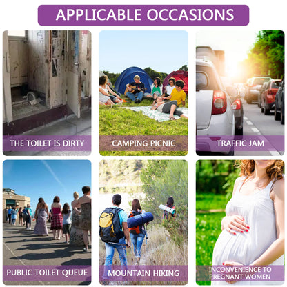 Collage of scenarios with text labels on applicable occasions.

