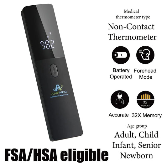 Medical Grade Non-Contact Forehead Thermometer for Adults and Kids, No-Touch Digital Baby Fever Thermometer, FSA HSA Approved