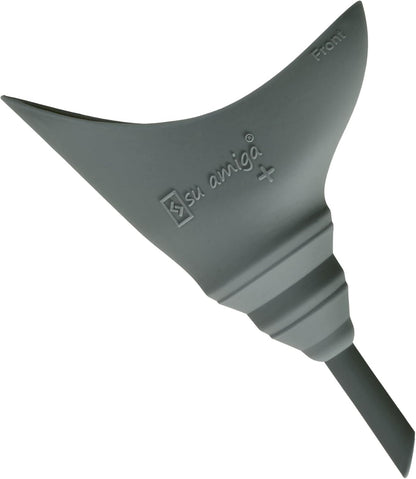 Gray metal tool with 'su amiga' branding on a white background

