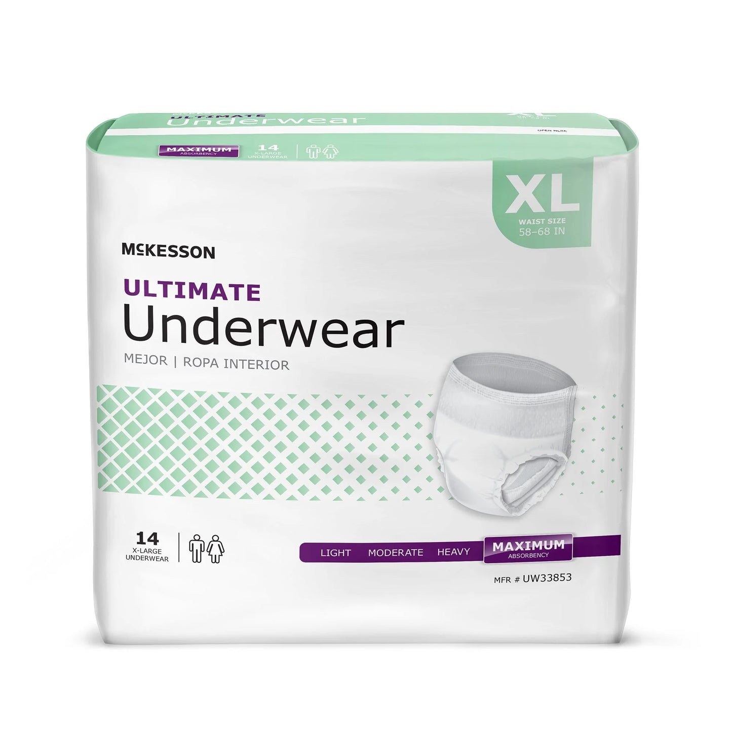 Ultimate Underwear, Incontinence, Maximum Absorbency, XL, 14 Ct