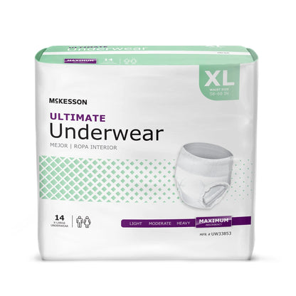 Ultimate Underwear, Incontinence, Maximum Absorbency, XL, 14 Ct