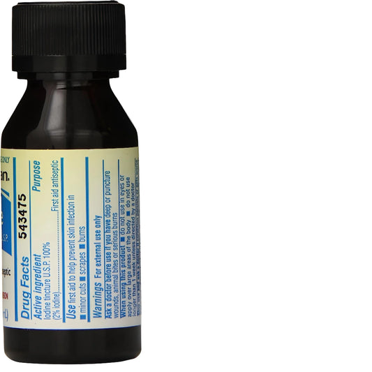 Iodine Tincture First Aid Antiseptic, 1 Fl. Oz.