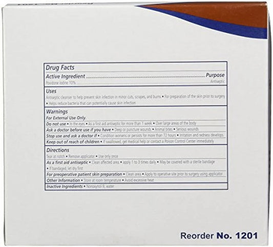 Box with medical instructions and product details on a white background

