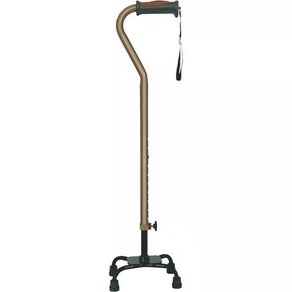 Walking cane with adjustable height on a white background

