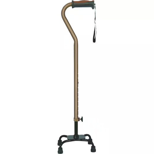 Walking cane with adjustable height on a white background

