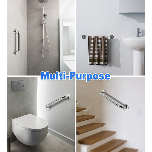 Collage of bathroom fixtures with 'Multi-Purpose' text overlay

