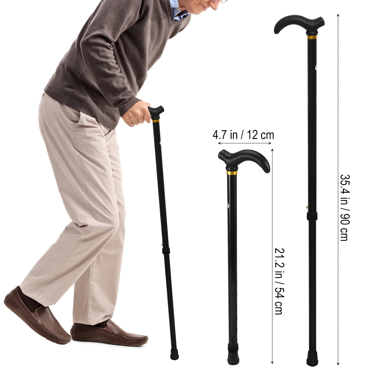 Walking Cane Elder Cane Stickmen Adjustable Folding Canes Senior Sticks Elder Crutches for Mothers the Elder Fathers