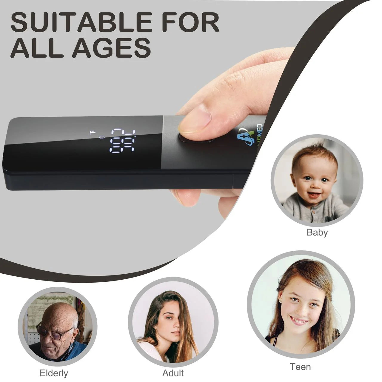 Medical Grade Non-Contact Forehead Thermometer for Adults and Kids, No-Touch Digital Baby Fever Thermometer, FSA HSA Approved