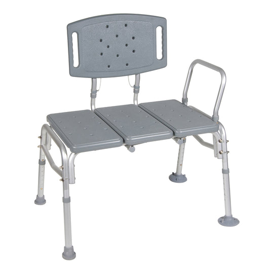 Drive Medical Heavy Duty Bariatric Transfer Bench – 500 lb Capacity, Dual‑Column Height Adjustment