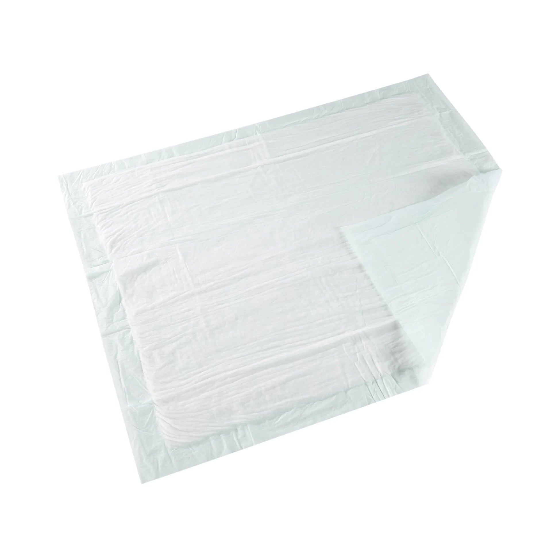White diaper on a white background