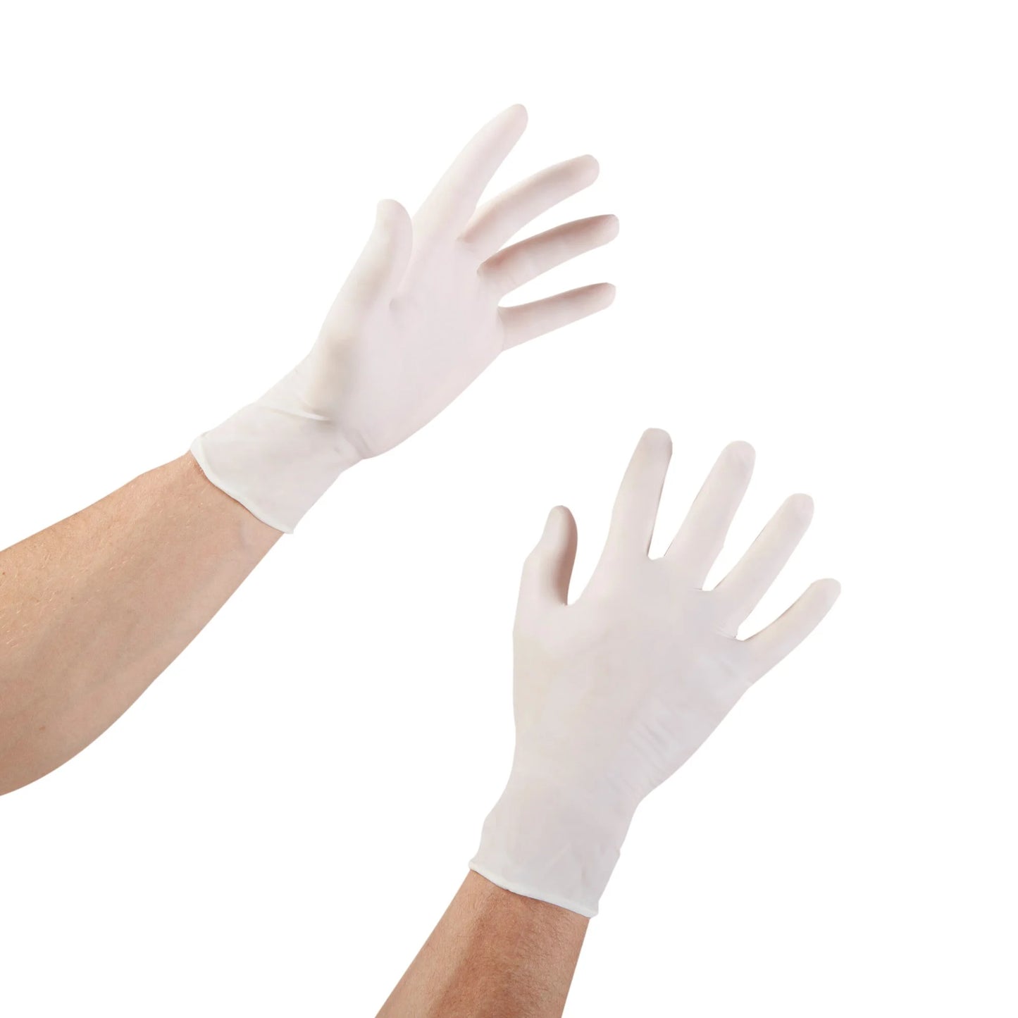 Latex Exam Glove, Powder-Free Protective Medical Gloves, XS, 100 Count, 10 Boxes, 1000 Total
